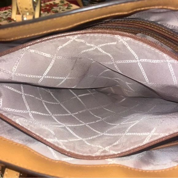 Michael Kors Metallic Gold Tote Bag - Picture 10 of 10